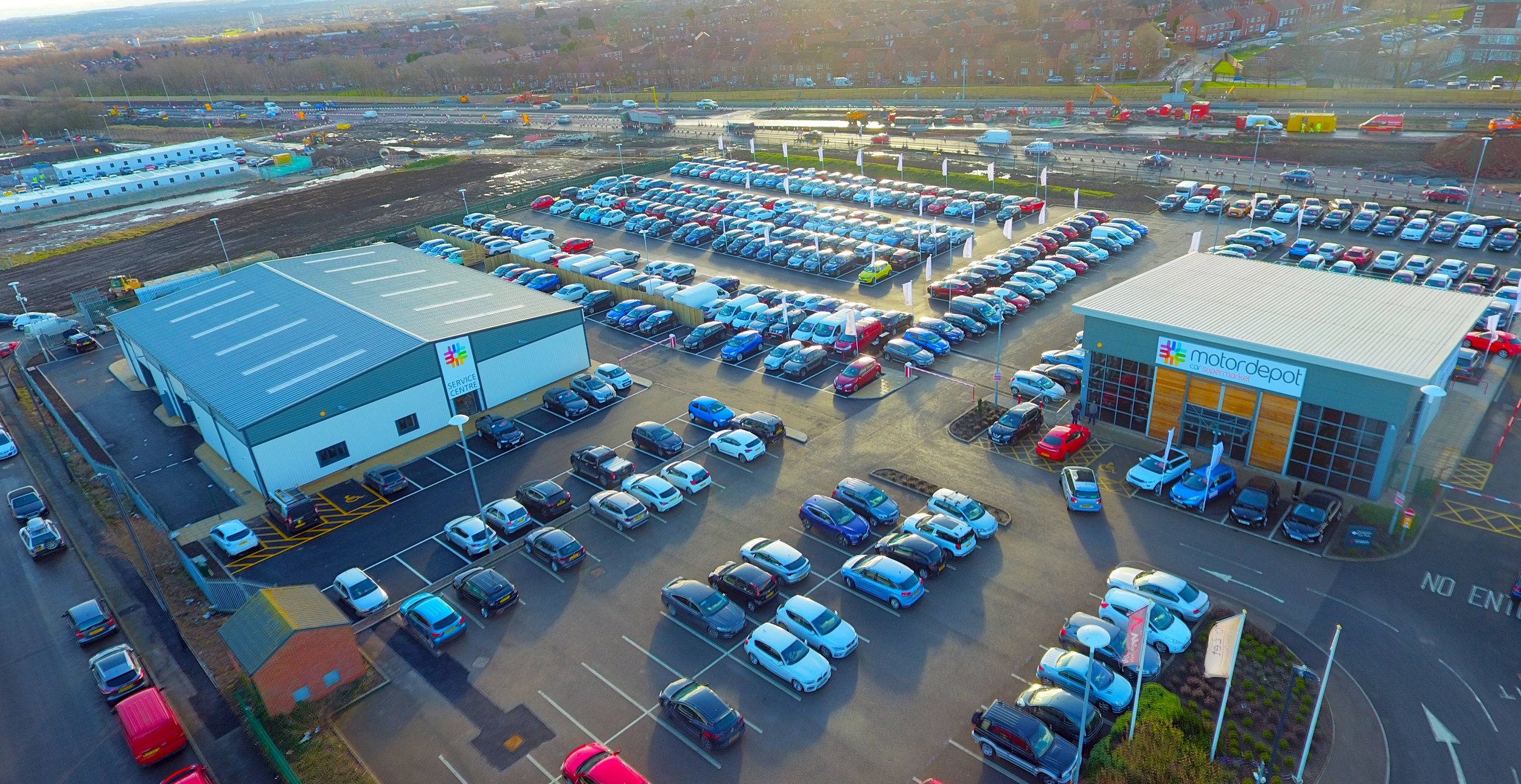 Vroom car retail park drives forward with the opening of Motordepot